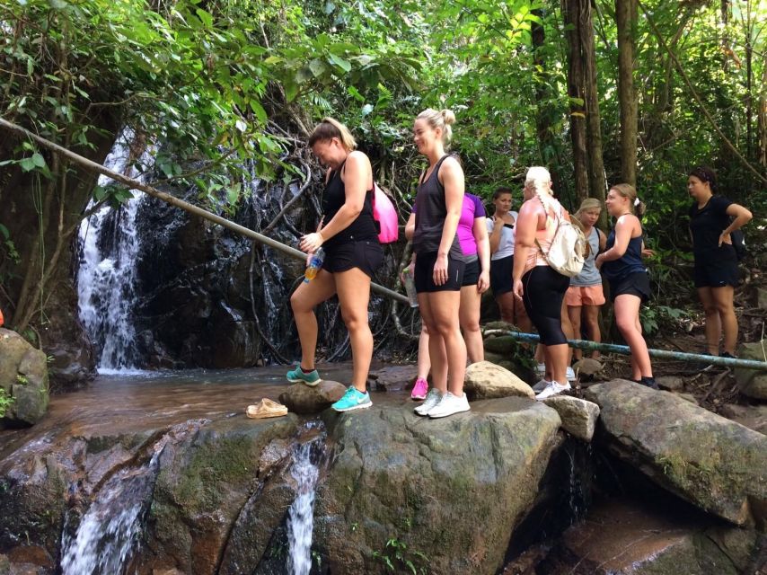 Phuket: Jungle Trekking Experience at Khao Phra Taew - Waterfall baths, fruit breaks, and that jungle refresh moment