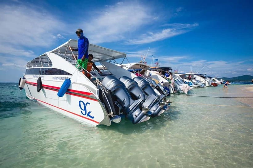 Phuket: KHAI ISLANDS TOUR with LUXURY SPEEDBOAT - Boarding from a private beach: the part that sets the tone