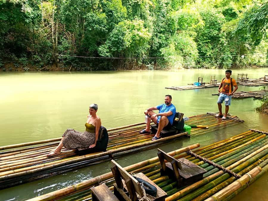 Phuket: Khao Sok Private Elephant Day Care and Bamboo Raft - The Temple Visit and Final Return to Phuket