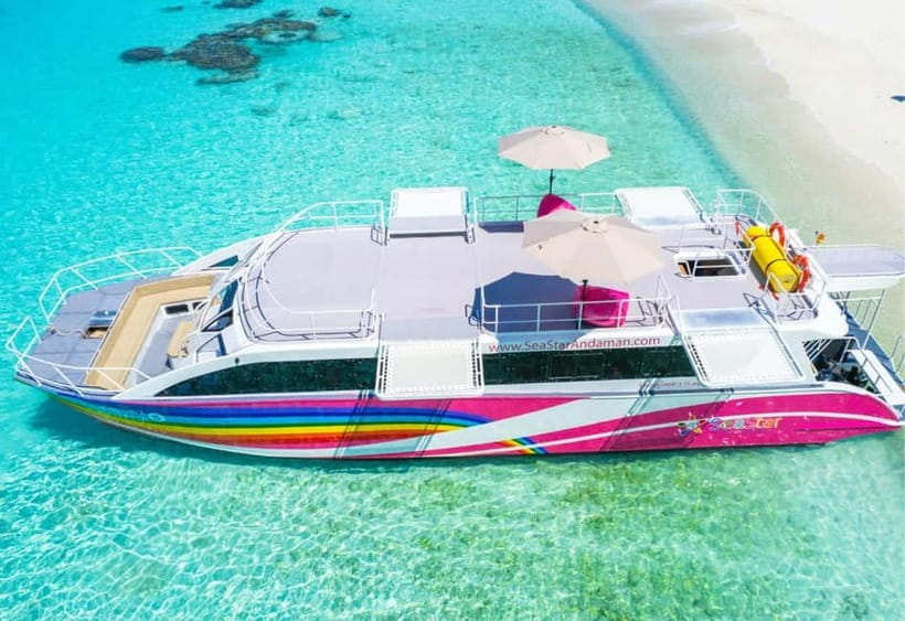 Phuket : Lazy Similan Islands by Catamaran with lunch - Island No. 9 (Koh Ba Ngu) Snorkeling: Christmas Point or Namchai Bay