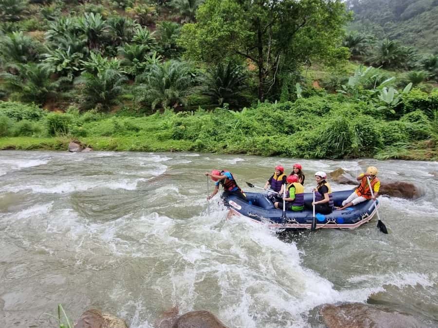 Phuket: Monkey Cave, Water Rafting, Zipline with ATV Option - 5-Kilometer White Water Rafting: Where the Day Becomes Real