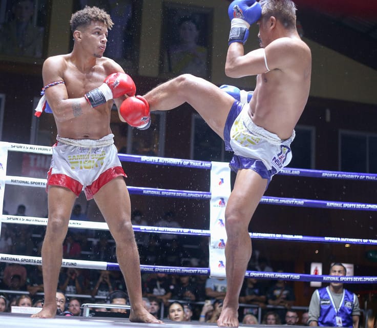 Phuket: Muay Thai Fight at Rawai MuayThai Boxing Camp - Music and crowd noise: the fun factor, with one potential distraction