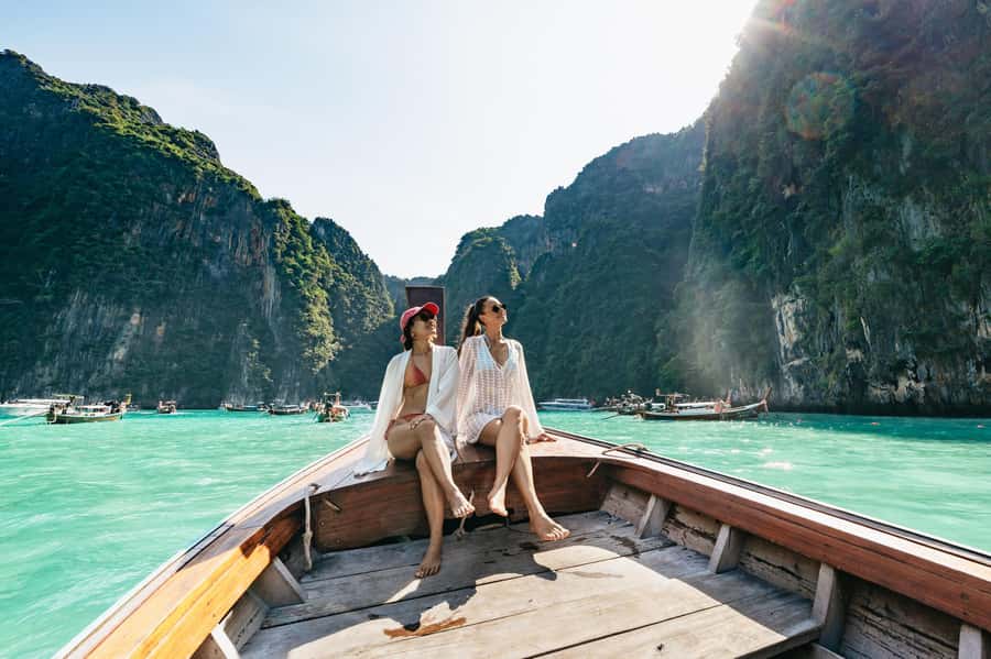 Phuket: Phi Phi Islands Day-Trip by Speed Catamaran - Maiton Private Island and Dolphin Watching on the Return