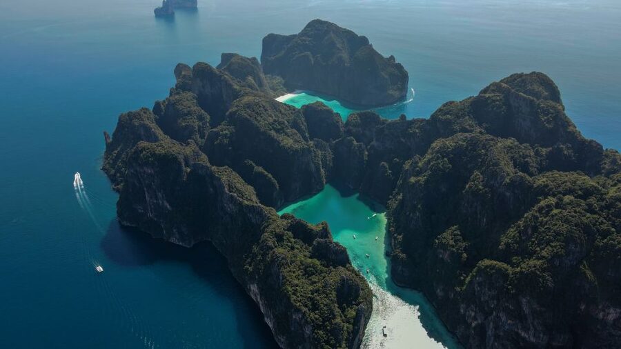 Phuket: Phi Phi Islands Day-Trip by Speed Catamaran - Bamboo Island: Your Beach Reset Between the Boats
