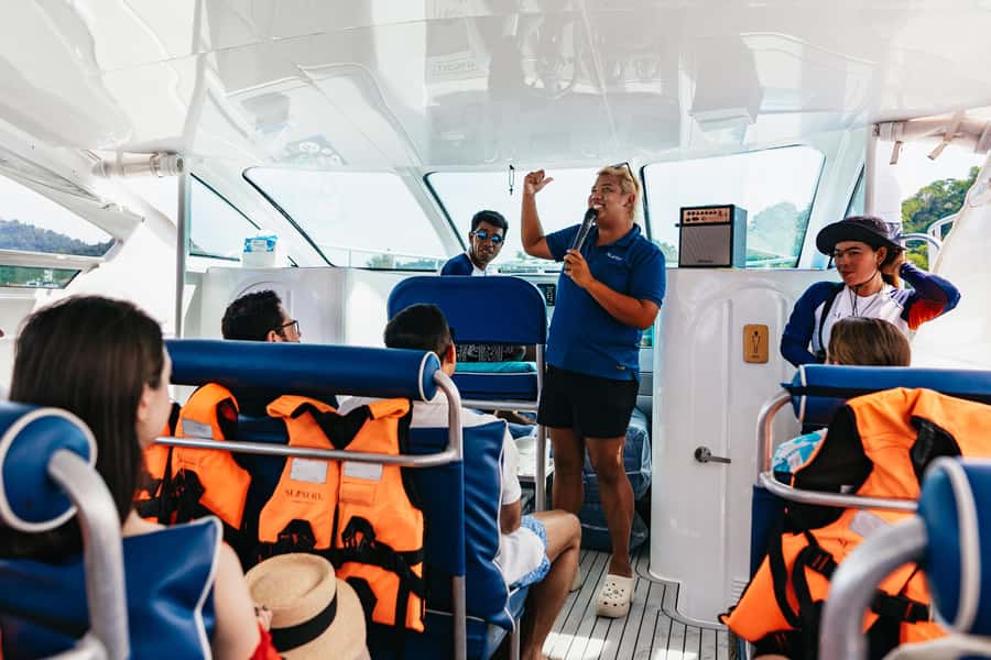 Phuket: Phi Phi Islands Day-Trip by Speed Catamaran - Pileh Lagoon and Viking Cave: The Longtail Experience