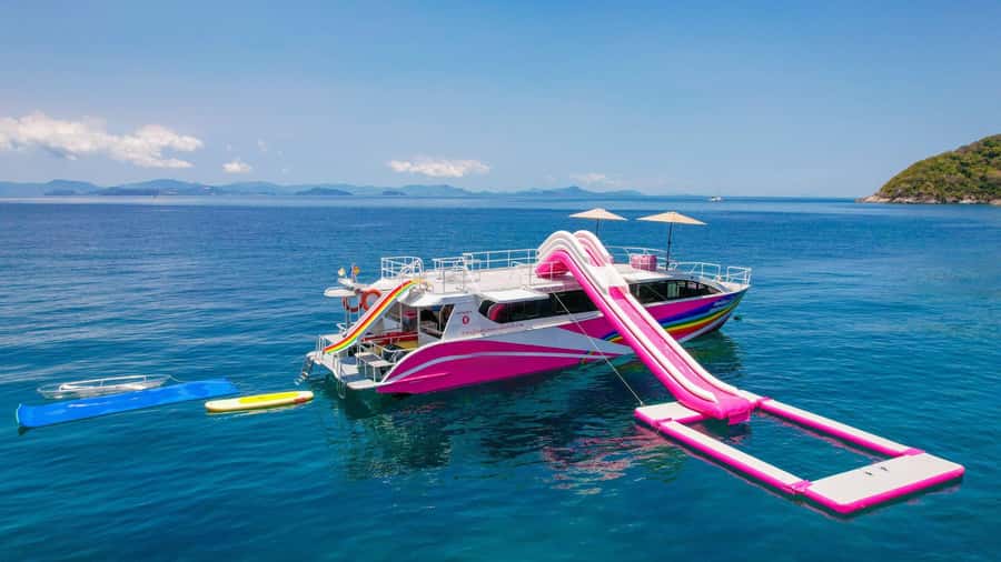 Phuket: Phi Phi Khai or Maiton Island by Speedboat/Catamaran - Khai Island: white sand, turquoise water, and real swim time