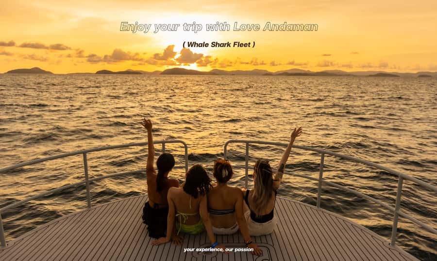 Phuket: Phi Phi Maiton Island Sunset Premium Catamaran Tour - Hotel Pickup, Panwa Pier Break, and Getting Set Up