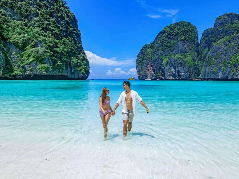 Phuket: Phi Phi, Maya and Khai Or Bamboo Island by Catamaran - Viking Cave: ancient cave paintings, plus quick viewpoint moments