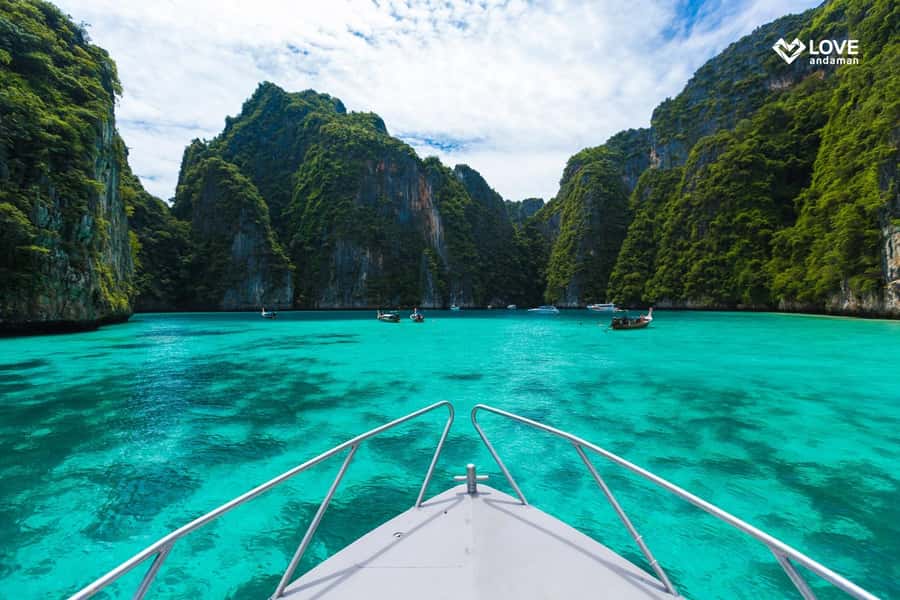 Phuket: Phi Phi Pileh Lagoon Bamboo Island by Speed Boat - Transfers, timing, and comfort on an 8-hour island day