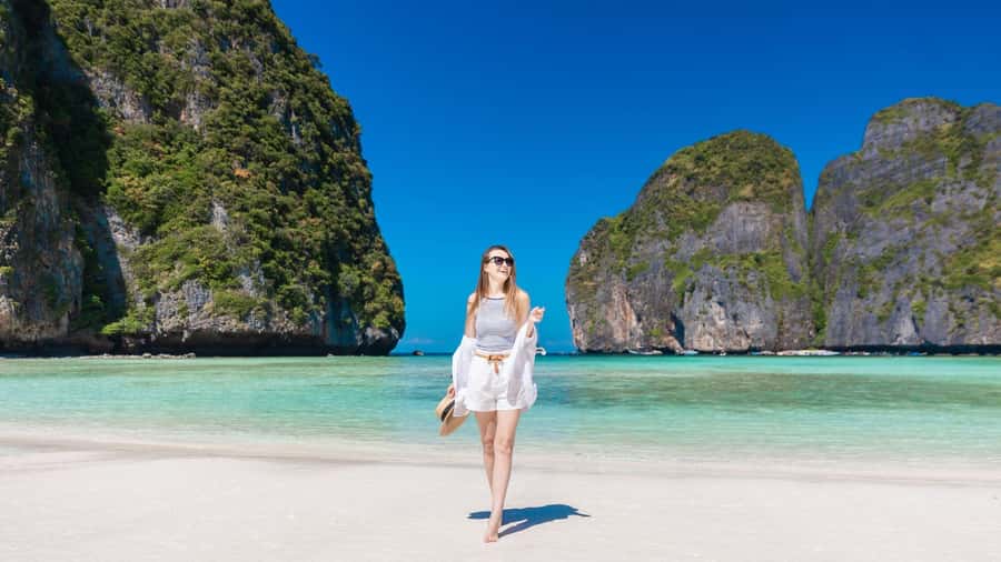 Phuket: Phi Phi Pileh Lagoon Bamboo Island by Speed Boat - From Panwa Pier to Phi Phi Leh, the speedboat setup matters