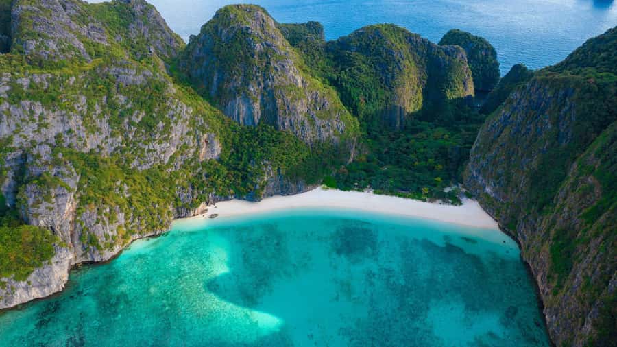 Phuket: Phi Phi Pileh Lagoon Bamboo Island by Speed Boat - Pileh Lagoon, the swimming pool in the sea stop