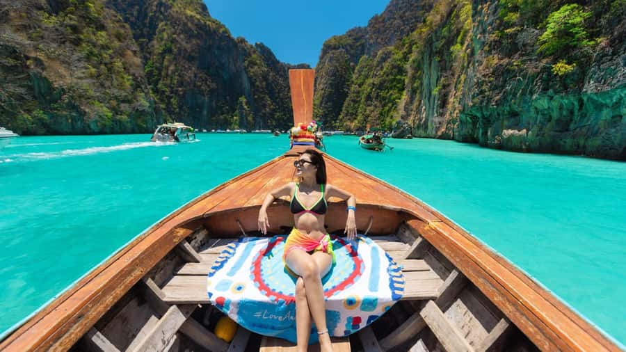 Phuket: Phi Phi Pileh Lagoon Bamboo Island by Speed Boat - Bamboo Island: powdery sand and swim time that feels like a reward