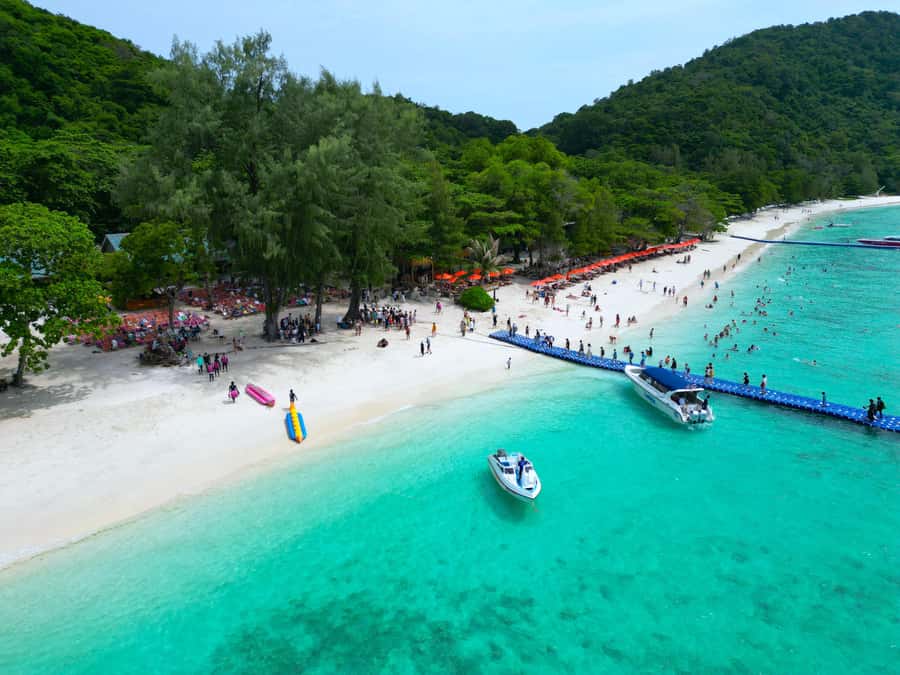 Phuket: Private Longtail Boat to Koh Hey (Coral Island) - Coral Island (Koh Hey): White Sand, Crystal Water, and Beach Club Convenience