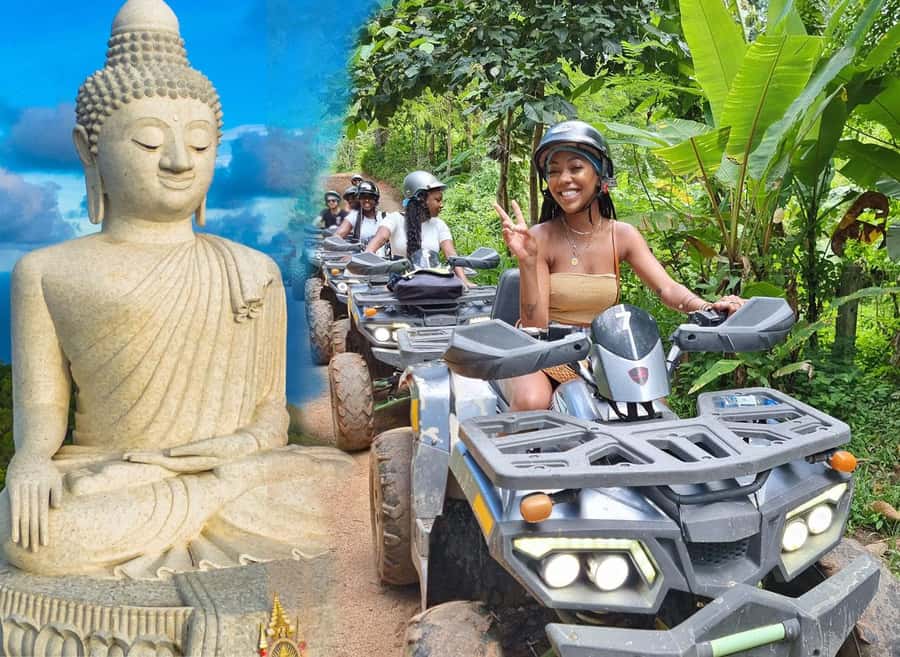 Phuket Quad Bike with Phuket Big Budha Visit - Phuket ATV Quad Bike plus Big Buddha, the real pacing
