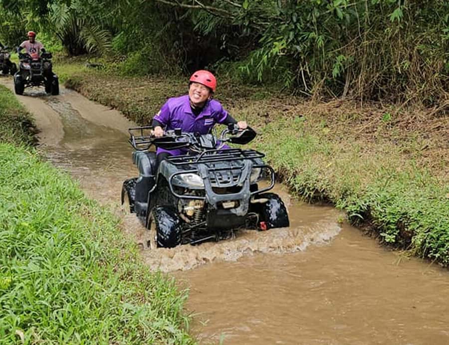 Phuket Quad Bike with Phuket Big Budha Visit - Drinks, cold towel, and how they change the ride