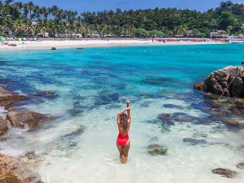 Phuket: Racha and Banana Beach by Speedboat with Lunch - Coral Island and Banana Beach: lunch, chairs, and your big sand block