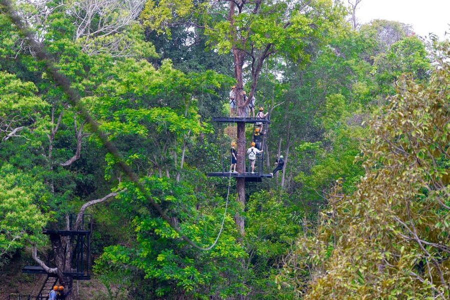 Phuket: Rainforest Eco Zipline Expedition - Registration, safety briefing, and gear fitting, where nervous people relax