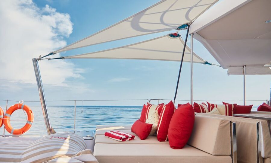 Phuket: Sailing Yacht Island Hopping & Party Full-Day Cruise - The return party: catamaran dance floor, DJ, and crowd energy