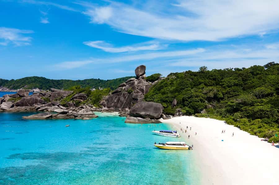 Phuket: Similan Island Full-Day Trip by Speedboat with Meals - Similan Island (Koh 8) and Sailing Rock: the viewpoint payoff