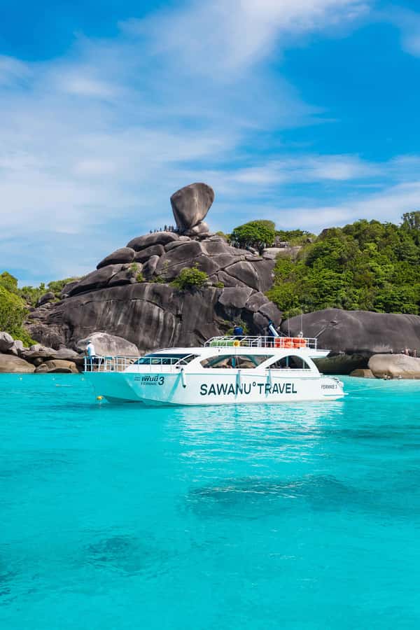 Phuket: Similan Islands Tour by Premium Speed Catamaran - Thap Lamu Pier, breakfast start at 7:00 AM and the SAWANU setup