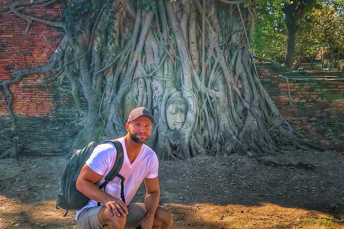 PRIVATE Ayutthaya + SUNSET Boat Tour + Light up The NIGHT - Wat Yai Chaya Mongkol and Wat Phra Sri Sanphet: the royal core