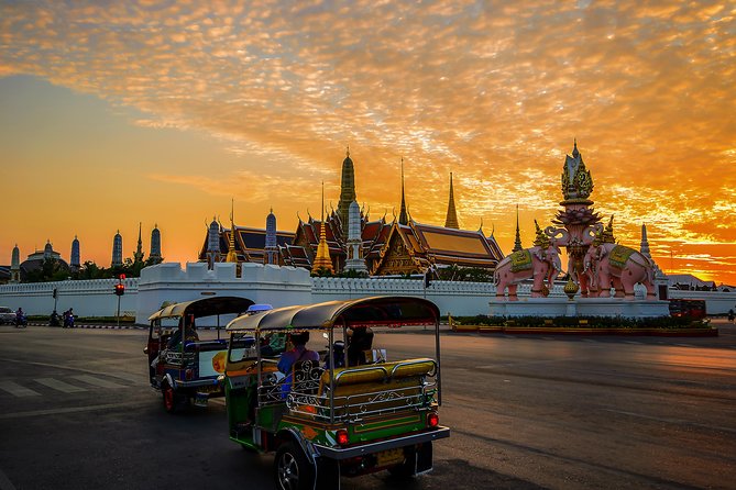 Private Bangkok Tuk Tuk Sunset Long-tail Night Lights - Getting started near Sathorn, then moving fast with a small group