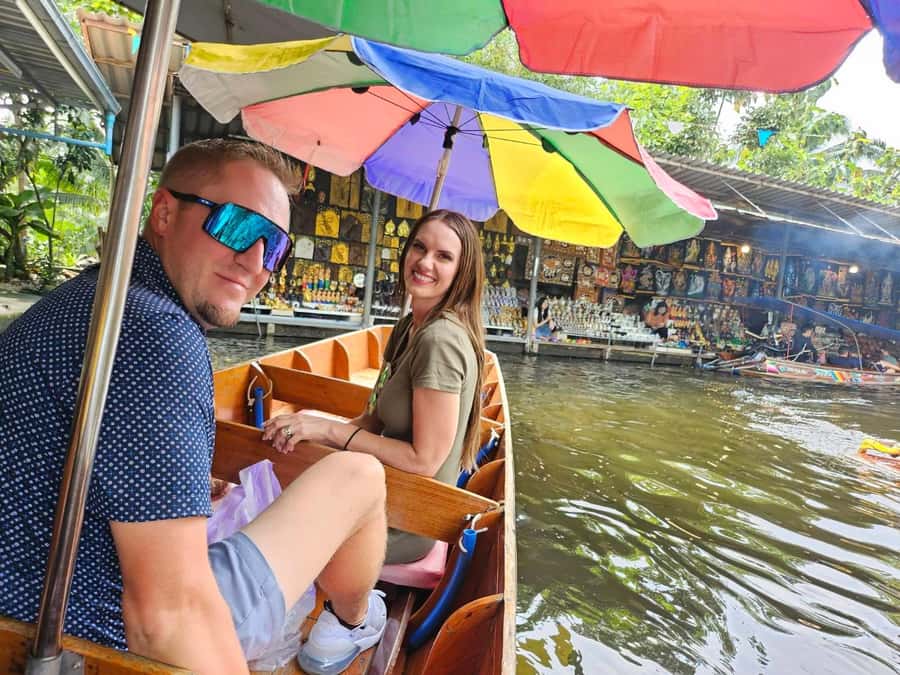 Private Floating & Train Market + DRAGON Temple + Thai Cafe - Key Highlights You Should Not Miss