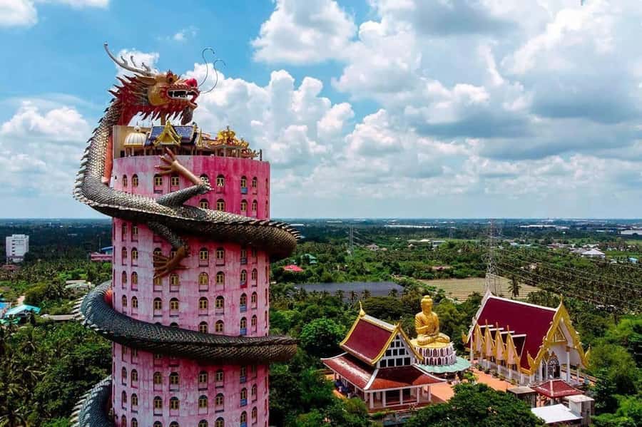 Private Floating & Train Market + DRAGON Temple + Thai Cafe - Pickup, Timing, and What Your Day Actually Feels Like