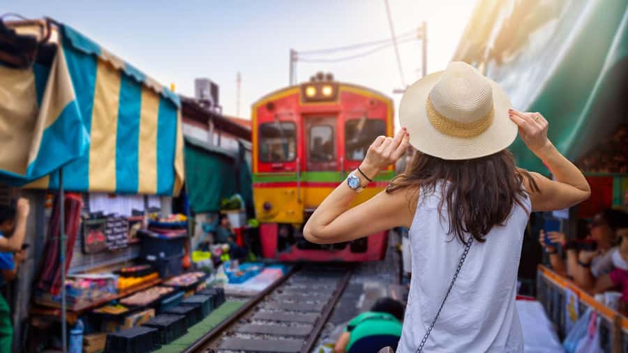 Private Tour from Bangkok: Railway & Floating Markets - Maeklong Railway Market: how to enjoy the train moment without stress