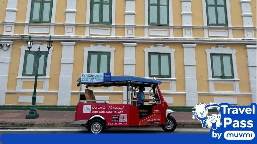 Rent private e-tuk tuk with driver in Bangkok - Price for up to 6 people, and why it can be good value