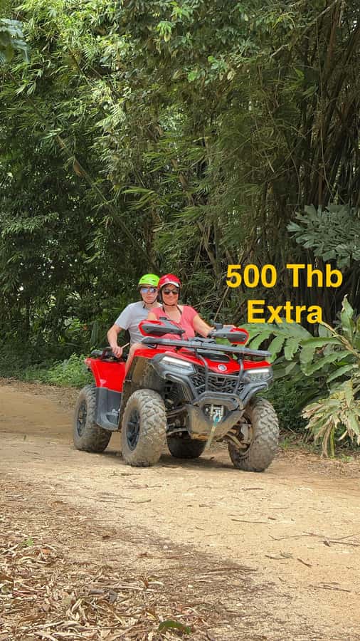 Samui X Quad ATV Tour (Driver + Passenger) with lunch - If Two People Ride Together, Think About Comfort and Control