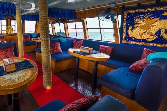 Semi-Private yacht adventure to Ang Thong Park’s hidden treasures - A netted raft for comfort, plus photo support during the day