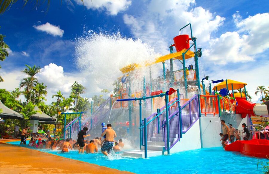 Siam Amazing Park: Water Park Ticket and Buffet Lunch - The simplest arrival game plan: ticket pickup, then ride order