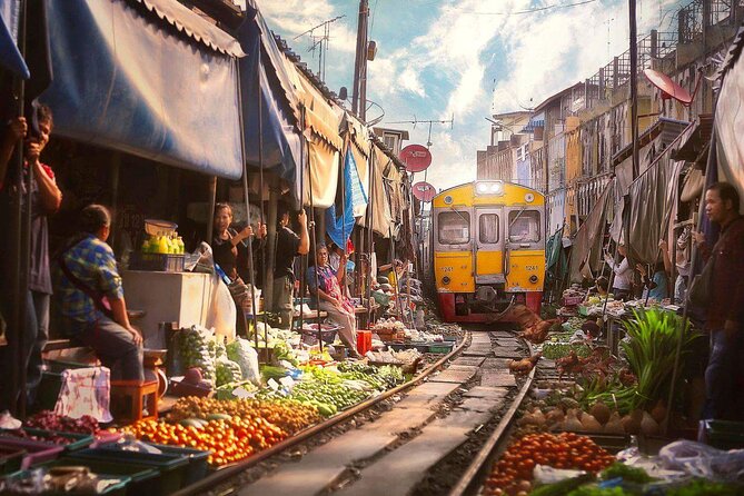 Small Group Railway Market and Floating Market - Bangkok Pickup to Two Iconic Markets in a Single Half-Day