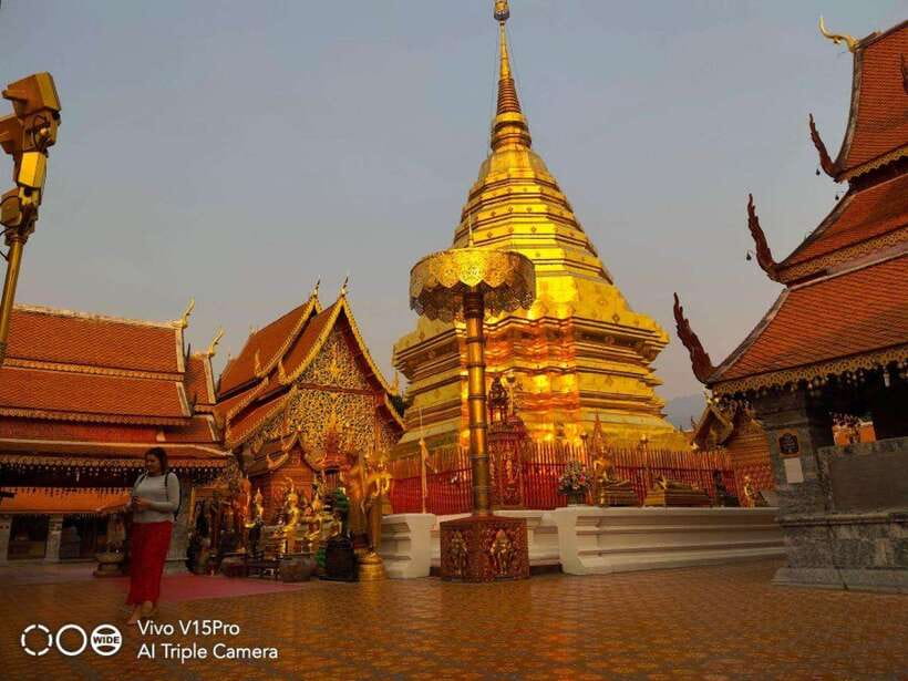 Spiritual Sunrise Wat Doi Suthep, Pha Lat, Alms & Meditation - Wat Pha Lat: A Quiet Jungle Temple With Lanna and Myanmar Touches