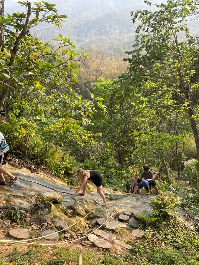 Sticky Waterfall Half-day with Private Car - Your 2 hours on the waterfall: climbing and then swimming