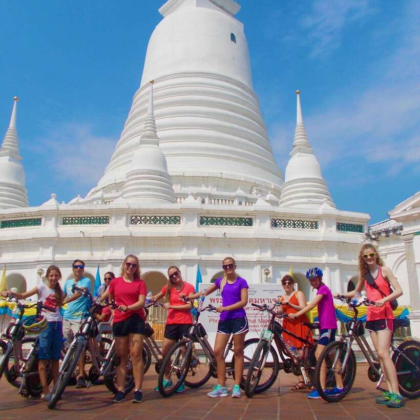 Thai culture and Bangkok local life guided bike tour - Key moments you will remember