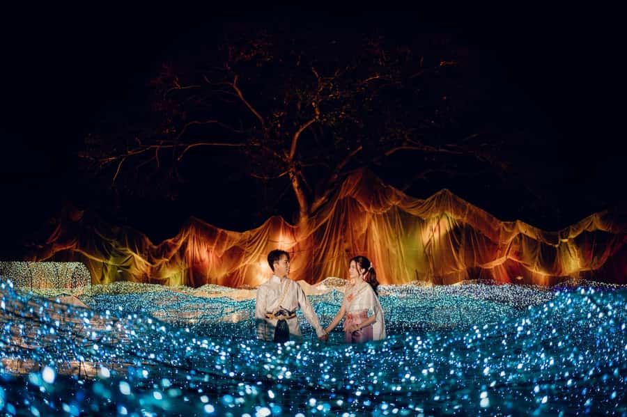 The Lens: Once-a-Year Moment at Na Satta Park Light Festival - Damnoen Saduak Floating Market: Paddle-Boat Color, Reflections, and Heat