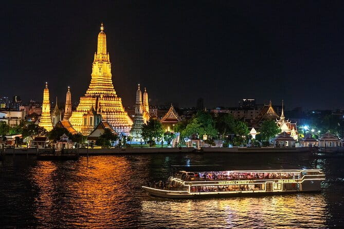 The Luxury White Cruise Experience - Seeing Grand Palace, Wat Arun, and Wat Phra Kaew From the Water
