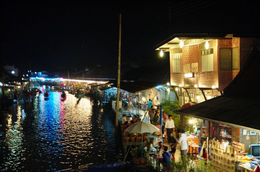 Weekend Amphawa Floating Market & Train Market Private Tour - Maeklong Railway Market, where stalls make room for trains